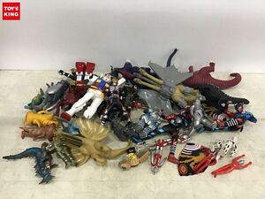 1円〜 同梱不可 ジャンク 仮面ライダービルド、ガンダム、ゴジラ、ウルトラマン他 ソフビ等