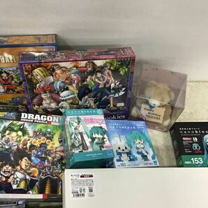 1円〜 同梱不可 ジャンク ONE PIECE、ドラゴンボール、エヴァンゲリオン、初音ミク 他 ジグソーパズル等の画像2