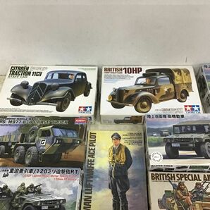 1円〜 同梱不可 ジャンク タミヤ 他 1/35 イギリス小型軍用車 10HPティリー、1/72 陸上自衛隊 高機動車 等の画像2