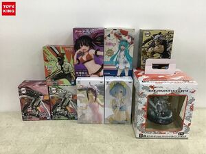 1円〜 同梱不可 ジャンク EXQフィギュア等 ソードアートオンライン、鬼滅の刃、ポケモン 他