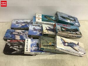 1円〜 同梱不可 ジャンク 1/72等 P-47D レザーバック リトルチーフ、ハリケーン MK.IIC 夜間戦闘機 他