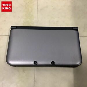 1円〜 動作確認/初期化済 箱無 NINTENDO 3DS LL 本体 SPR-001 シルバー×ブラック