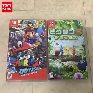 1円〜 Nintendo Switch ピクミン3 デラックス、スーパーマリオ オデッセイ