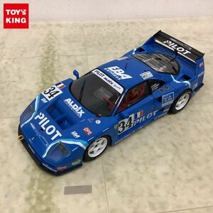 1円〜 ジャンク 箱無 マテル エリート 1/18 フェラーリ F40 Competizione LM 1995 #34