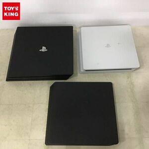 1円〜 動作確認/初期化済 箱無 PS4 本体 CUH-7000B ブラックCUH-2200A ホワイト ブラック