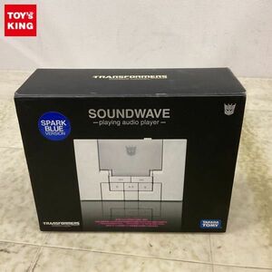 1円〜 タカラトミー トランスフォーマー サウンドウェーブ playing audio player SPARK BLUE VERSION