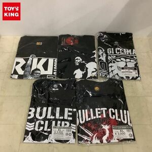 1円〜 新日本プロレス BULLET CLUB ARISING Tシャツ XL、ケニー・オメガ×ブライアン・フューリー Tシャツ XL 等