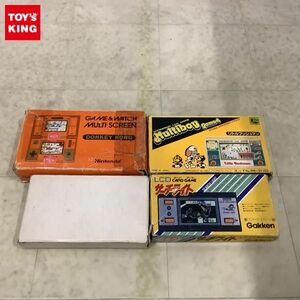 1円〜 Nintendo GAME＆WATCH ドンキーコング、学研 LCDカードゲーム サーチライト 等