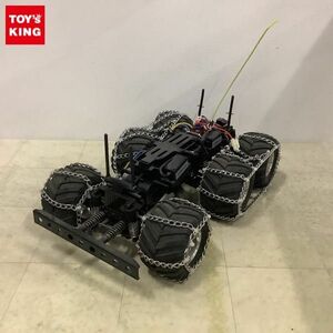 1円〜 ジャンク 電動RC ラジコンカー サンワ ERS-962 94671 サーボ、RX-911 受信機 他