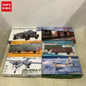 1円〜 ハセガワ他 1/48等 A-4E/F スカイホーク、He219A-7 A-2/5/7 ウーフー 他