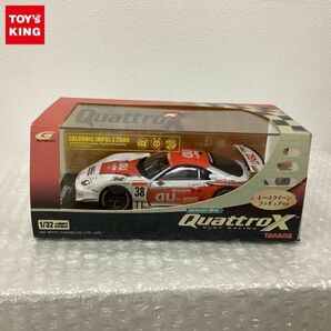 1円〜 タカラ/SCALEXTRIC QuattroX 1/32 au CERUMO SUPRA 2004の画像1