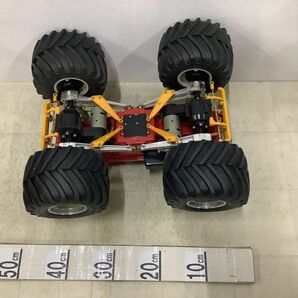 1円〜 ジャンク 電動RC シャーシ、サンワ SRD-2016RS 受信機、SRM-101 サーボ 他の画像4