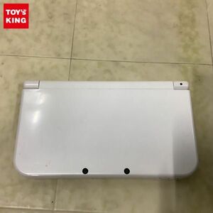 1円〜 動作確認/初期化済 箱無 new NINTENDO 3DS LL 本体 RED-001 パールホワイト