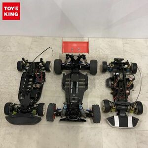 1円〜 訳あり ジャンク 電動RC シャーシ タイヤ フタバ S9450 サーボ KO PROPO KR-293A 受信機 他