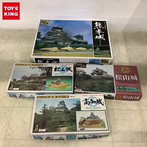 1円〜 童友社 日本の名城 1/350 熊本城、1/450 松山城 他