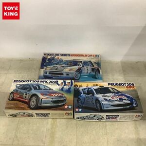 1円〜 タミヤ 1/24 プジョー205 ターボ16・ワークスラリーカー、プジョー206 WRC 他