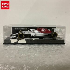 1円〜 破損 ミニチャンプス 1/43 アルファロメオ SAUBER F1 TEAM SAUBER C37-FERRARI- 2018 C.LECLERC