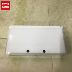 1円〜 動作確認/初期化済 箱無 NINTENDO 3DS 本体 アイスホワイト