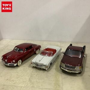 1円〜 訳あり ジャンク ロードシグネチャー 1/18 タッカー、Anson 1/18 1973 キャデラック エルドラド他