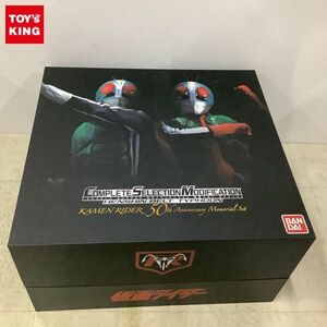 1円〜 動作確認済 バンダイ COMPLETE SELECTION MODIFICATION/CSM 変身ベルト タイフーン 仮面ライダー 50th Anniversary Memorial Set