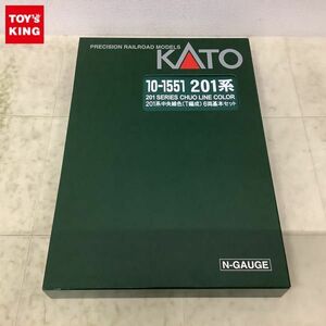 1円〜 動作確認済 KATO Nゲージ 10-1551 201系 中央線色 T編成 6両基本セット