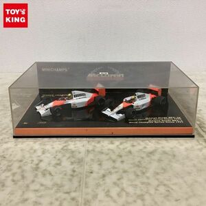 1円〜 ミニチャンプス マクラーレンコレクション 1/43 ワールドチャンピオンセット3マクラーレンホンダMP4/5B MP4/6 A・セナ 1990 1991