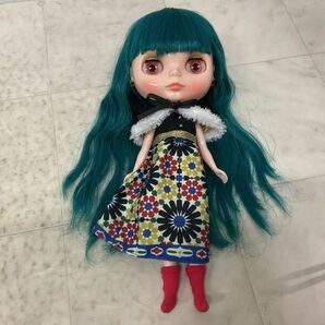 1円〜 箱無 Blythe ブライス マラケシュ メランジュ 花柄コート ニットヘッドドレス他の画像2