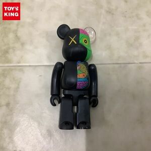 1円〜 箱無 メディコム・トイ BE@RBRICK ベアブリック 100％ KAWS ORIGINAL FAKE COMPANION