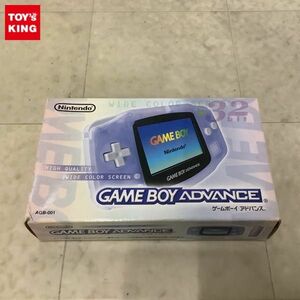 1円〜 ニンテンドーゲームボーイアドバンス 本体 ミルキーブルー AGB-001