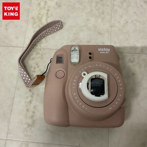 1円〜 ジャンク 箱無 インスタントカメラ チェキ instax mini8+ ココア