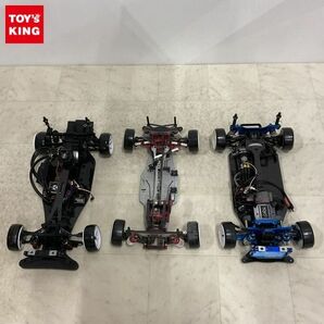 1円〜 訳あり ジャンク 電動RC シャーシ タイヤ サンワ RX-482 受信機 他の画像1