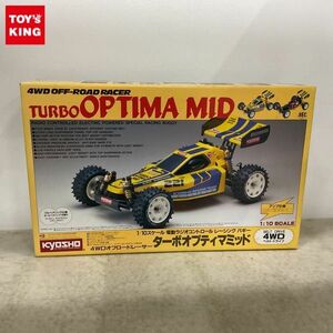 1円〜 ジャンク 京商 1/10 電動RC レーシングバギー 4WDオフロードレーサー ターボオプティマスマミッド