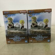 1円〜 未開封 ONE PIECE ワールドコレクタブルフィギュア ログストーリーズ サンジ&ゼフ、ウソップ海賊弾 他_画像3