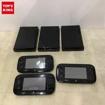 1円〜 初期化済 箱無 ニンテンドー Wii U 本体 WUP-101（01）クロ 32GB、GAME PAD WUP-010 クロ_画像1