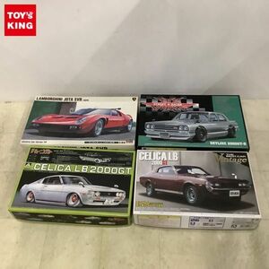 1円〜 アオシマ他 1/24 セリカ LB 2000GT、ランボルギーニ イオタ SVR 等