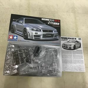 1円〜 タミヤ 1/24 ニスモ R34 GT-R Zチューン、ニッサン スカイライン GT-R VスペックII（R34）他の画像3