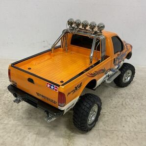 1円〜 ジャンク タミヤ 電動RC フォード F-350 ハイリフト シャーシ TP-S3003 サーボ 他の画像2