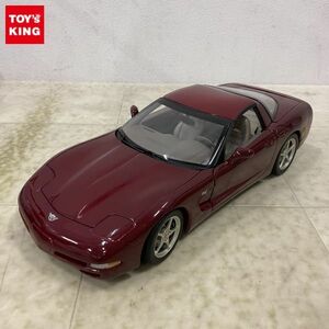 1円〜 箱無 オートアート 1/18 シボレー コルベット 2003’ ストリートカー ハードトップ 50TH ANNIVERSARY レッド