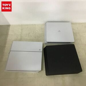 1円〜 動作確認/初期化済/箱無 PlayStation 4 本体 ジェット・ブラック CUH-2000A、グレイシャー・ホワイト CUH-2000B、CUH-1200A