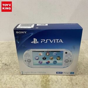 1円〜 動作確認/初期化済 PS Vita PCH-2000 ライトブルー/ホワイト