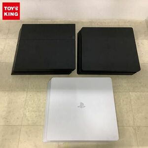 1円〜 動作確認/初期化済 箱無 PS4 本体 CUH-2100A グレイシャー・ホワイト、CUH-2200B ジェット・ブラック 他