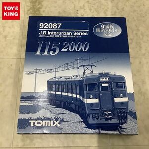 1円〜 動作確認済 TOMIX Nゲージ 92087 JR115 2000系近郊電子近郊電車 身延線・赤色 セット