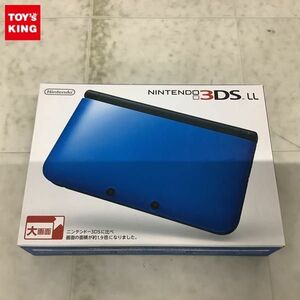 1円〜 欠品 動作確認/初期化済 ニンテンドー3DS LL SPR-001(JPN) 本体 ブルー×ブラック