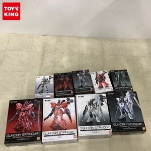 1円〜 未開封含 バンダイ GUNDAM STANDart： ユニコーンガンダム（ユニコーンモード）、A White × C Red νガンダム メタリックver.他