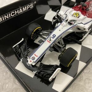 1円〜 破損 ミニチャンプス 1/43 アルファロメオ SAUBER F1 TEAM SAUBER C37-FERRARI- 2018 M.ERICSSONの画像4