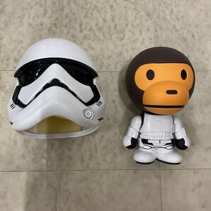 1円〜 メディコム・トイ VCD ヴァイナルコレクティブルドールズ STAR WARS × A BATHING APE FIRST ORDER STORMTROOPERの画像3