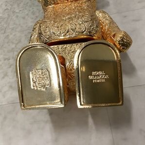 1円〜 メディコム・トイ BE@RBRICK ベアブリック 400% ROYAL SELANGOR ARABESQUE GOLDENの画像4