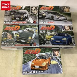 1円〜 アオシマ 1/24 頭文字D 藤原拓海 AE86トレノ プロジェクトD仕様、高橋涼介 FC3S RX-7 箱根対決仕様 他