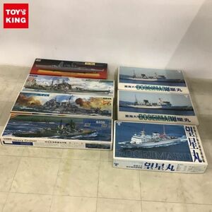 1円〜 ニチモ 等 1/500 重巡洋艦 摩耶、重巡洋艦 鳥海、1/700 日本海軍高速戦艦 比叡 他