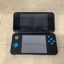 1円〜 動作確認済/初期化済/箱無 NEW Nintendo 2DS LL ブラック × ターコイズ_画像2